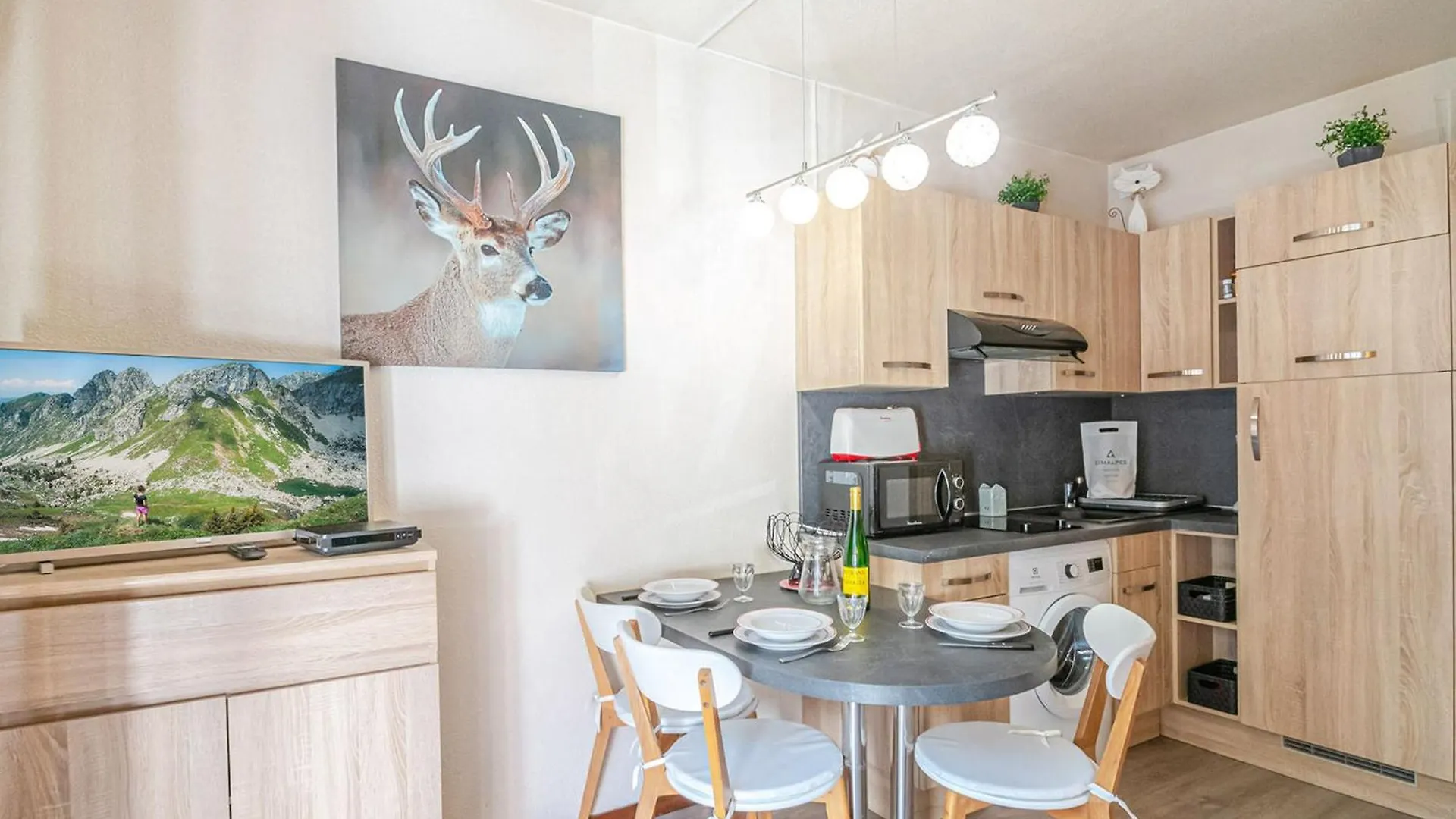 Chamonix : Studio Charmant, Balcon Vue Mont-Blanc, Parking, Wifi, Animaux Acceptes - Fr-1-343-221 شقة
